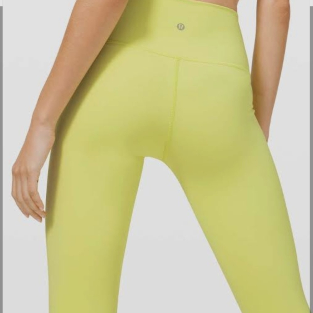 Lululemon Athletica Bright Yellow Leggings